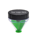 Wholesale Colorful Aluminum 50MM 2 Piece Funnel Shape Herb Grinder